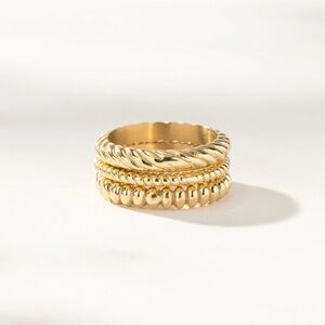 Uncommon James On The Move Ring Stack (Set of 3)